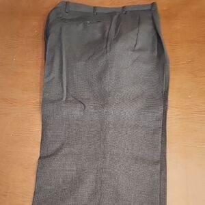 Kirkland Signature Brown/Black Checked Dress Pants 36x30